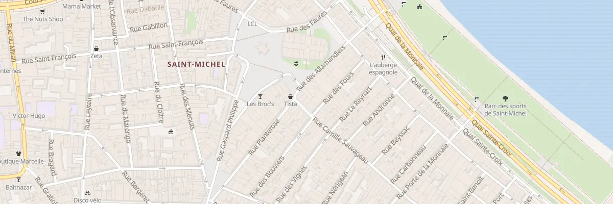 Plan du 10 Rue Camille Sauvageau à Bordeaux