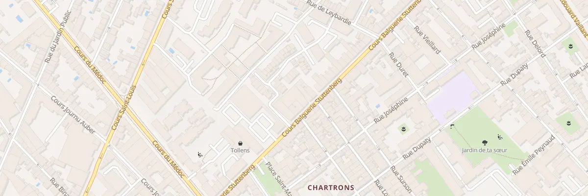 Plan du 125 Crs Balguerie Stuttenberg à Bordeaux