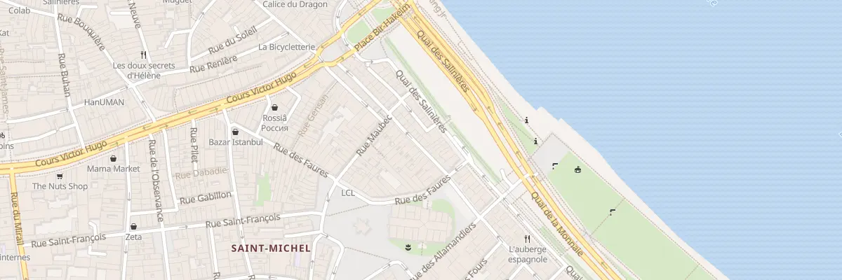 Plan du 44 Rue de la Fusterie à Bordeaux