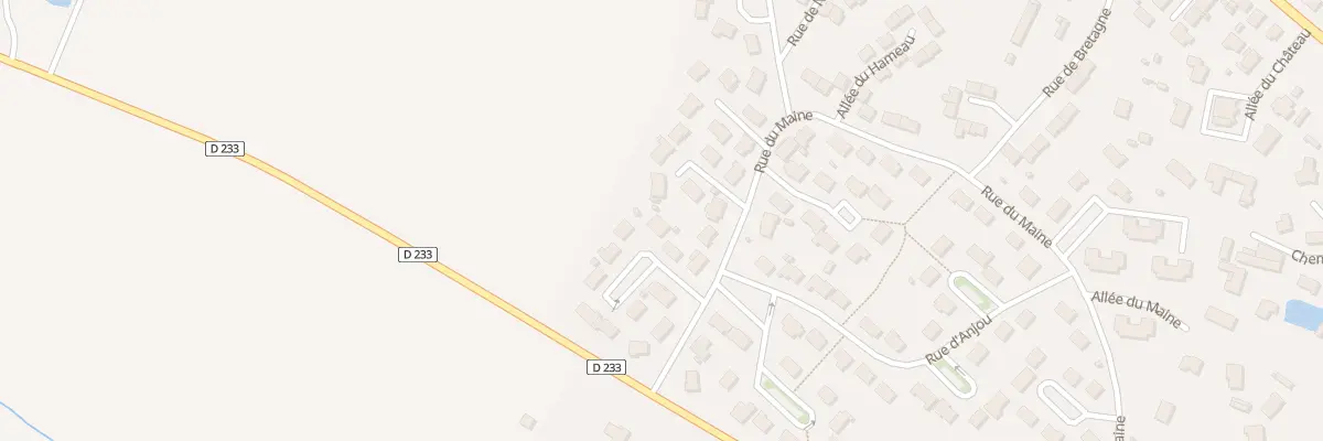 Plan du 36 Rue du Maine à Meslay-du-Maine