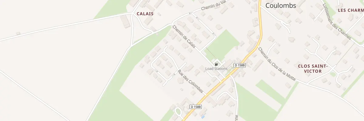 Plan du 8 Rue des Colombes ( Coulombs) à Moulins-en-Bessin