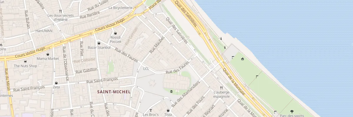 Plan du 47 Rue de la Fusterie à Bordeaux