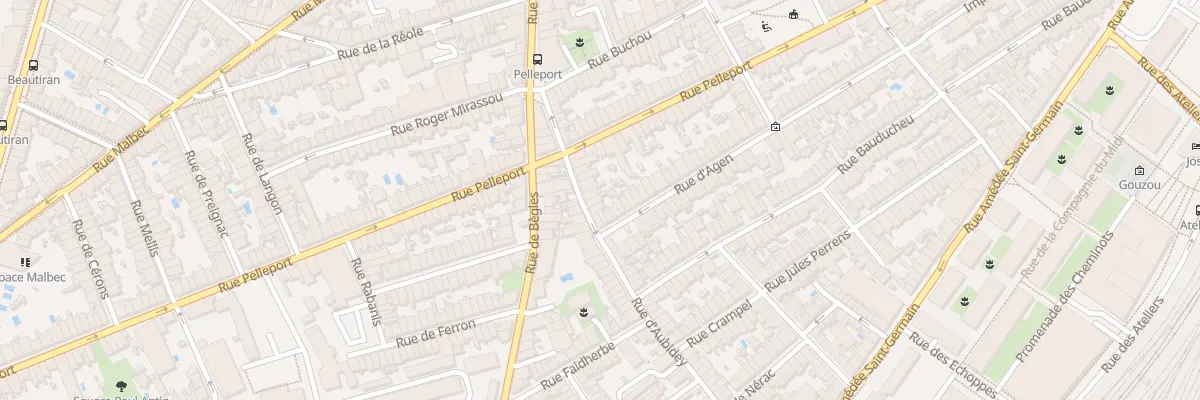 Plan du 22 Rue d’Aubidey à Bordeaux