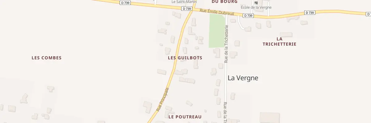 Plan du 9B Rue Principale à La Vergne