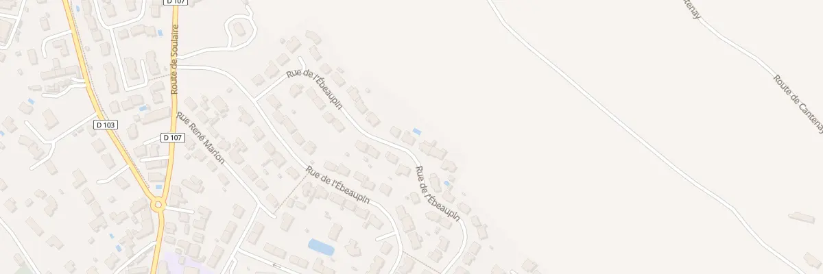 Plan du 74 Rue de l’Ébeaupin à Cantenay-Épinard