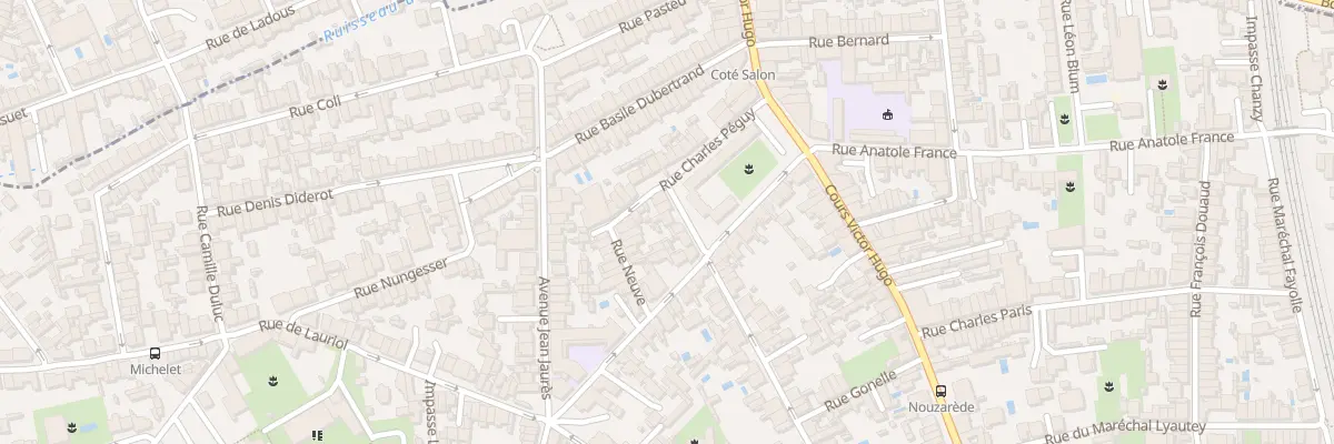Plan du 6 Rue André Navailles à Bègles