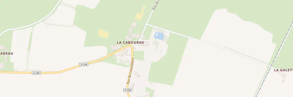 Plan du 4 Imp de l’Etang à La Jard