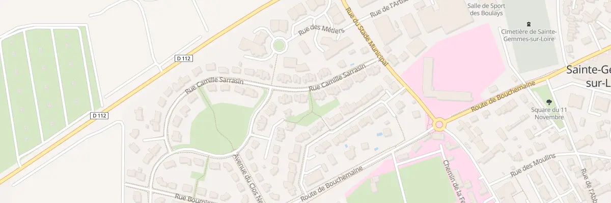 Plan du 24 Rue Camille Sarrasin à Sainte-Gemmes-sur-Loire
