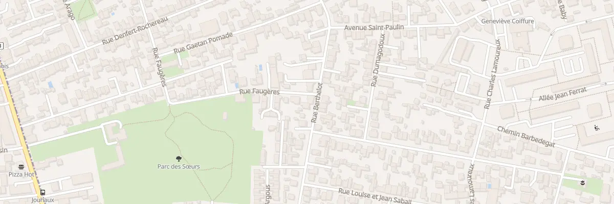 Plan du 115 Rue Berthelot à Bègles