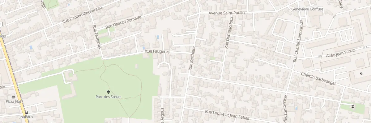Plan du 117 Rue Berthelot à Bègles