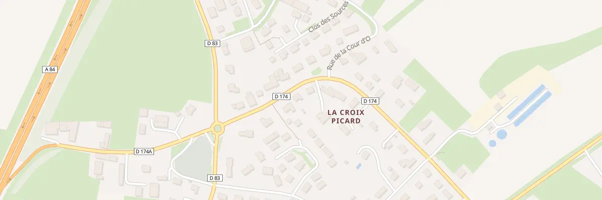 Plan du 8 Rue de la Croix Picard Noyers à Val d’Arry