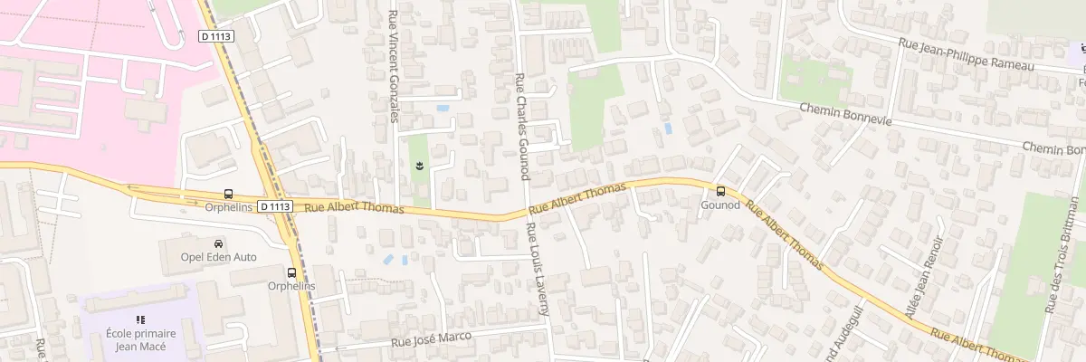 Plan du 89 Rue Albert Thomas à Bègles