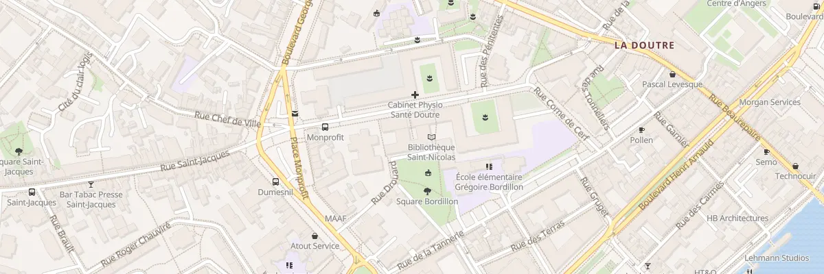 Plan du 53 Rue Saint-Nicolas à Angers