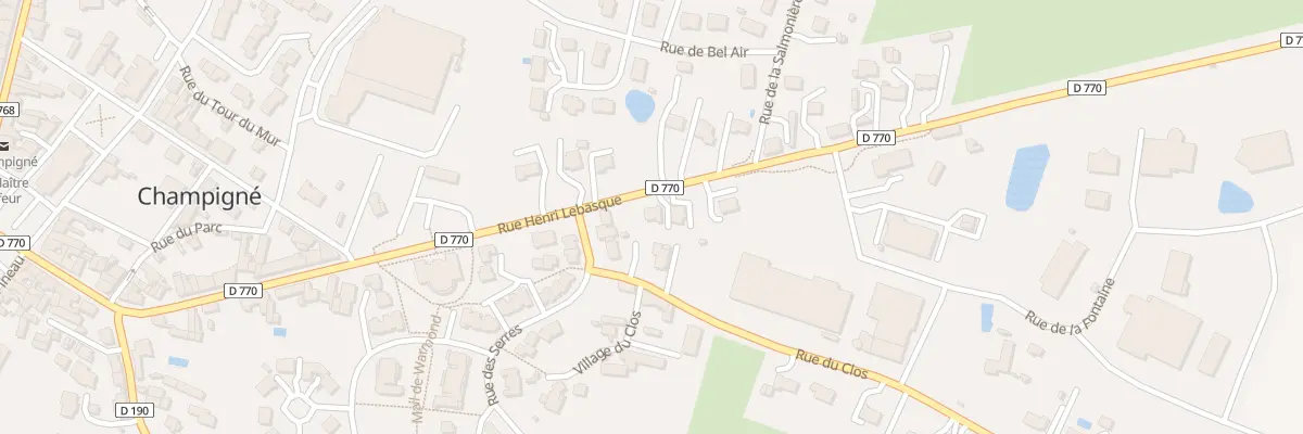 Plan du 40 Rue Henri Lebasque aux Hauts-d’Anjou