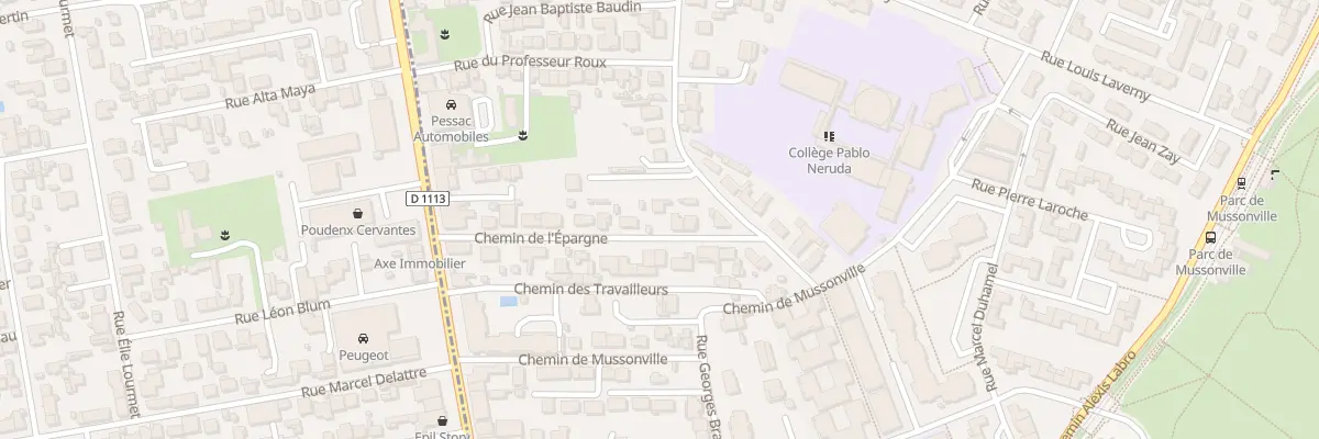 Plan du 11 Che de l’Epargne à Bègles