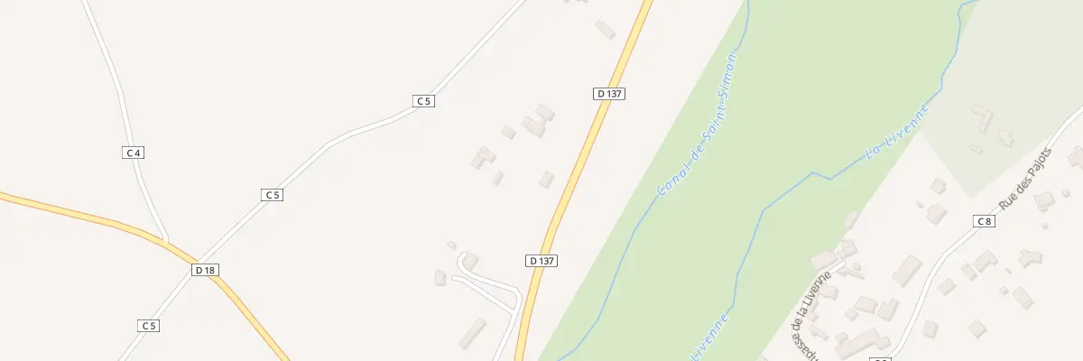 Plan du 286 Rte de Blaye à Saint-Aubin-de-Blaye