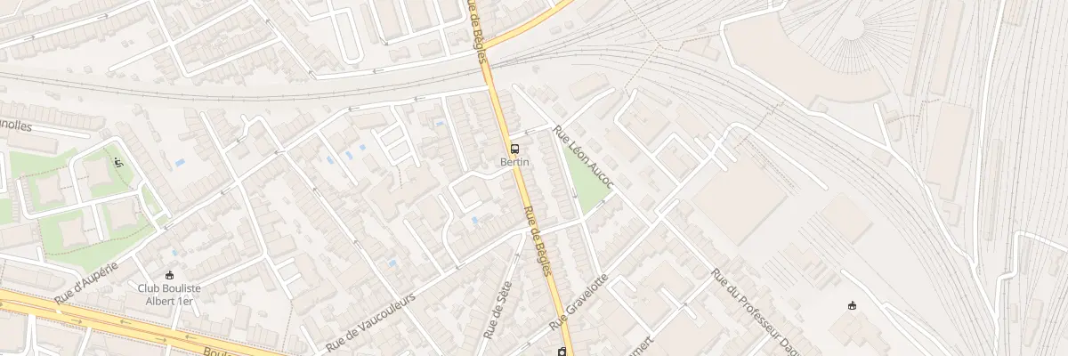 Plan du 322 Rue de Bègles à Bordeaux
