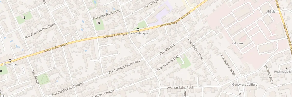 Plan du 86 Rue Berthelot à Bègles