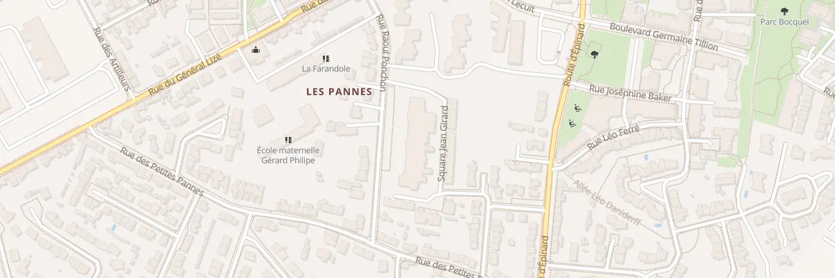 Plan du 27 Rue Raoul Ponchon à Angers