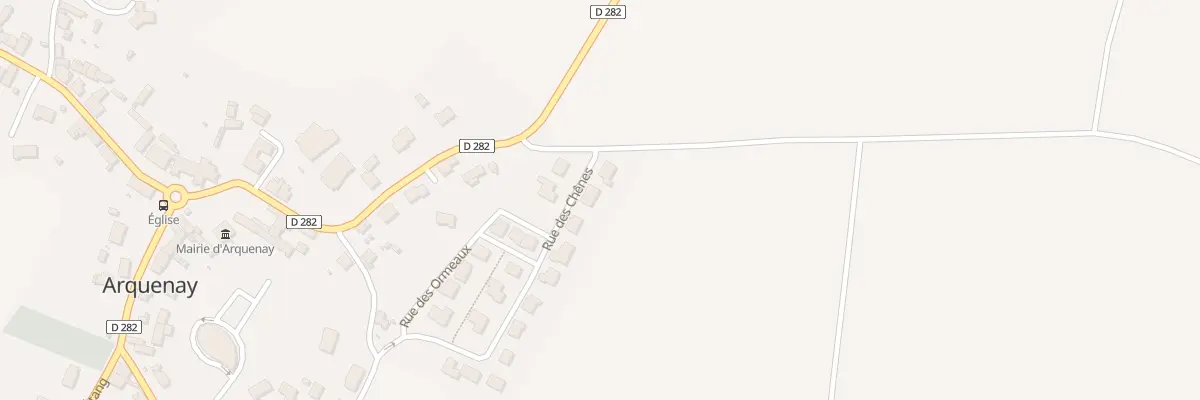 Plan du 3 Rue des Chênes à Arquenay