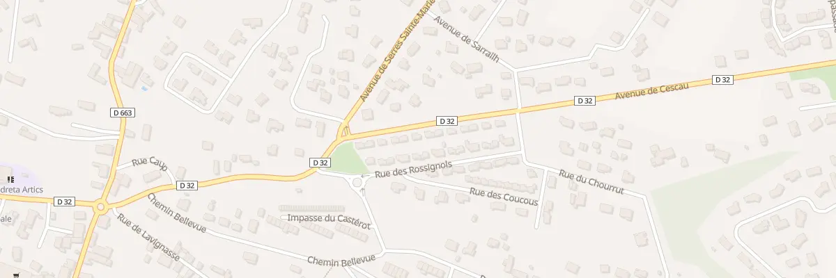 Plan du 412 Av de Cescau à Artix
