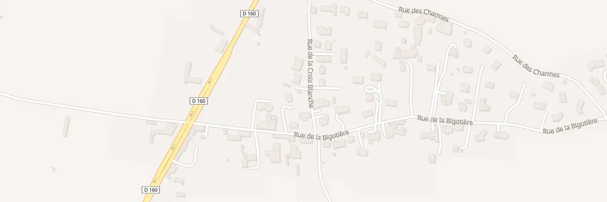 Plan du 2 Rue de la Croix Blanche à Mozé-sur-Louet