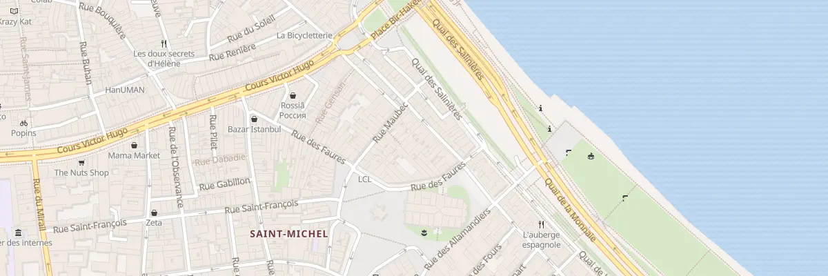 Plan du 37 Rue de la Fusterie à Bordeaux