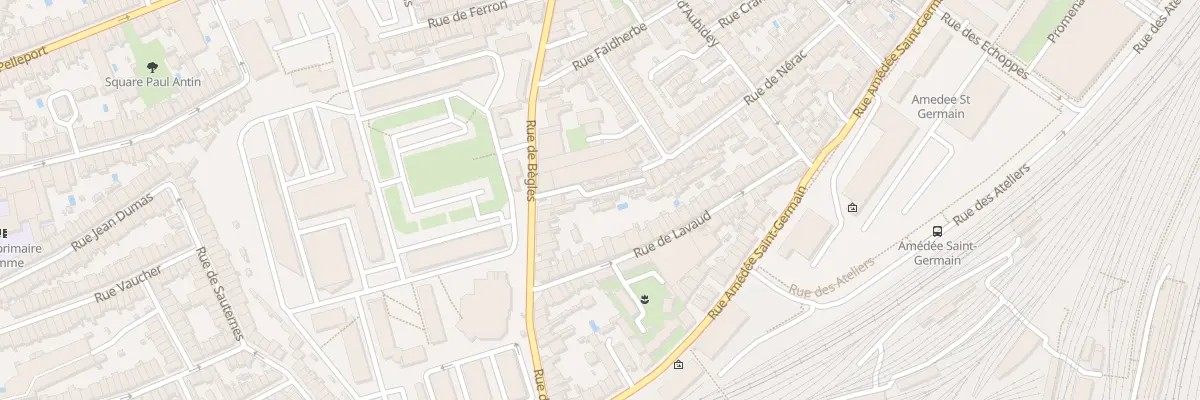 Plan du 254B Rue de Bègles à Bordeaux