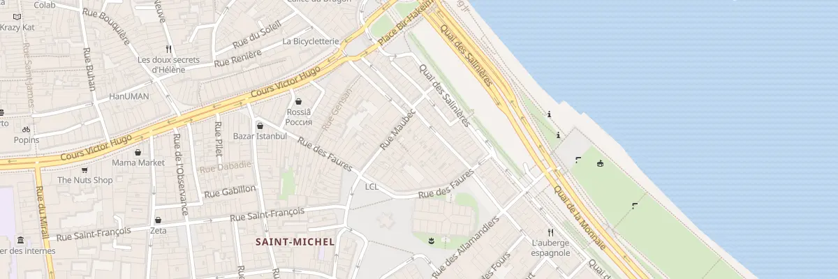 Plan du 35 Rue de la Fusterie à Bordeaux