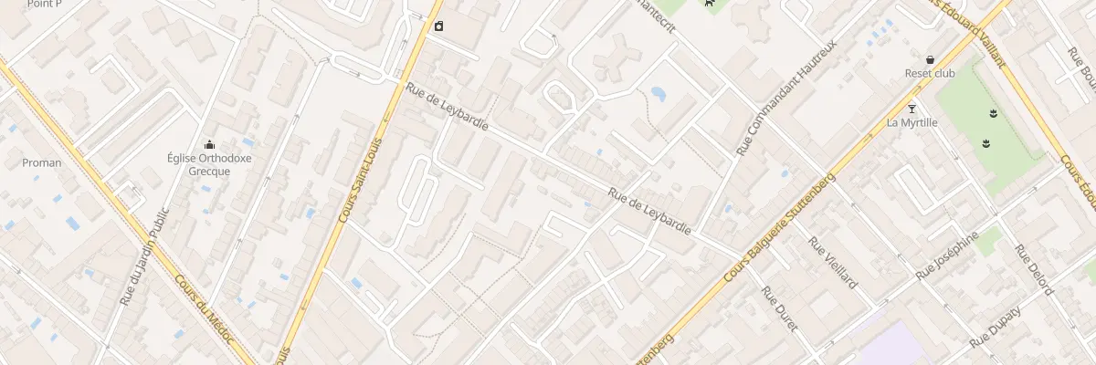Plan du 41 Rue de Leybardie à Bordeaux
