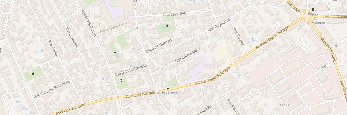Plan du 10 Rue Campmas à Bègles
