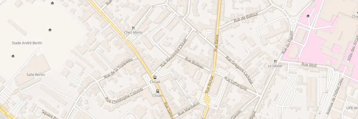 Plan du 9 Rue Boileau à Angers