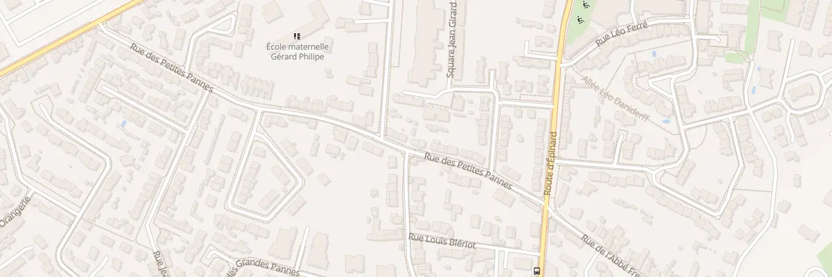 Plan du 24 Rue des petites Pannes à Angers