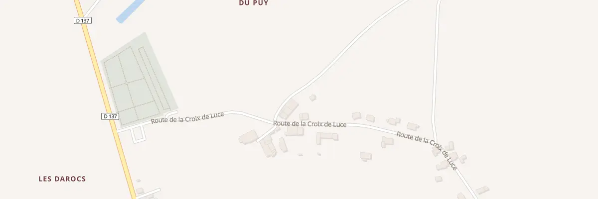 Plan du 5 Rte de la Croix de Luce à Mirambeau