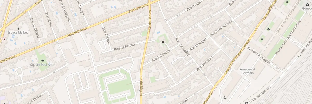 Plan du 232 Rue de Bègles à Bordeaux