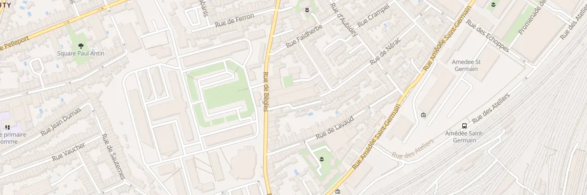 Plan du 252 Rue de Bègles à Bordeaux