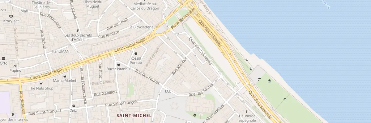 Plan du 27 Rue de la Fusterie à Bordeaux