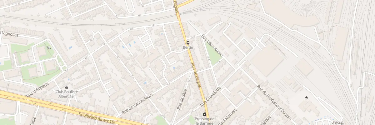 Plan du 337 Rue de Bègles à Bordeaux