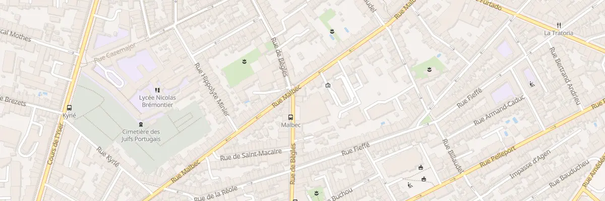 Plan du 144 Rue de Bègles à Bordeaux