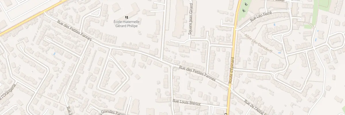 Plan du 26 Rue des petites Pannes à Angers