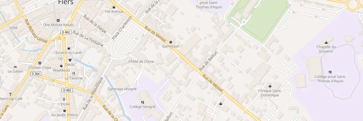 Plan du 60 Rue de Messei à Flers