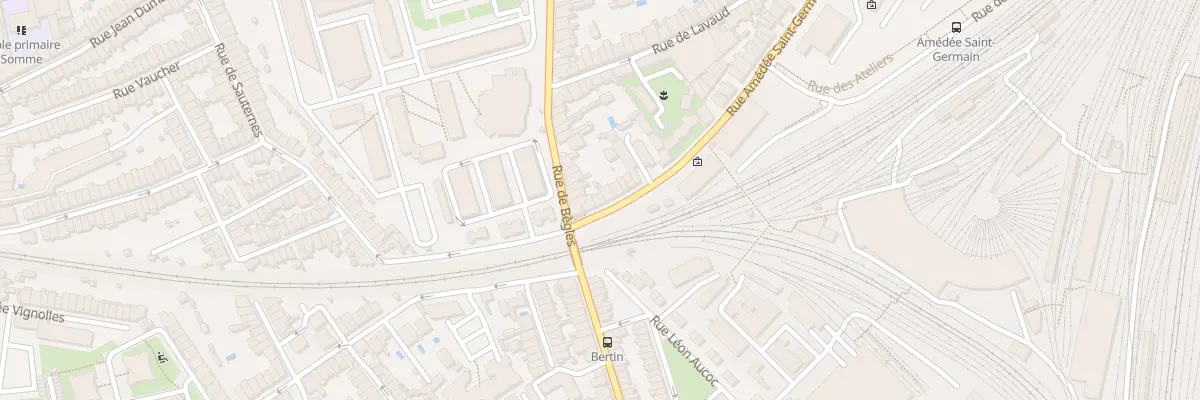 Plan du 143 Rue Amédée Saint-Germain à Bordeaux