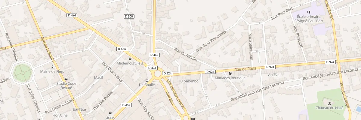 Plan du 24 Rue du Moulin à Flers