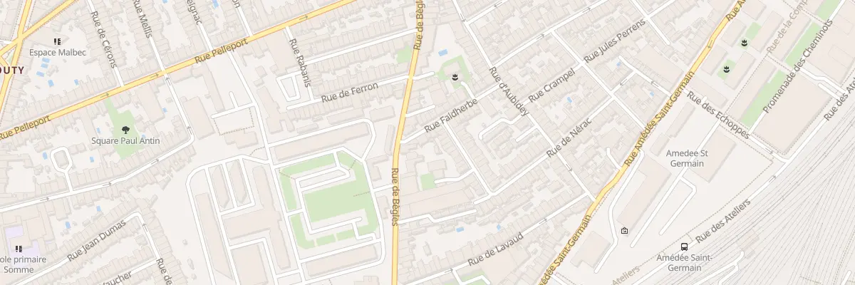 Plan du 28 Rue Faidherbe à Bordeaux