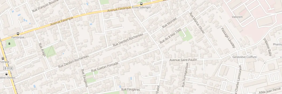 Plan du 89 Rue Berthelot à Bègles