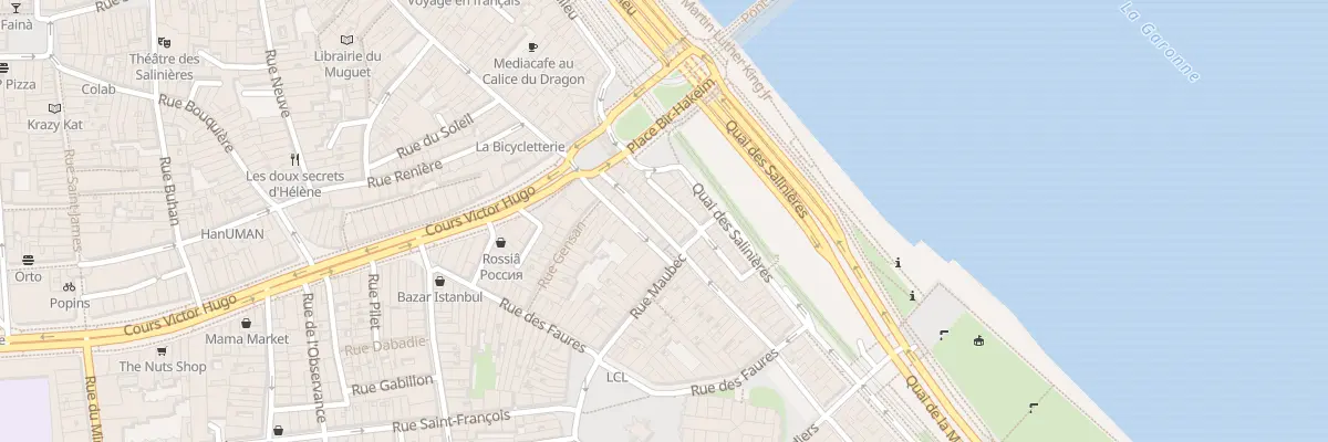 Plan du 18 Rue de la Fusterie à Bordeaux