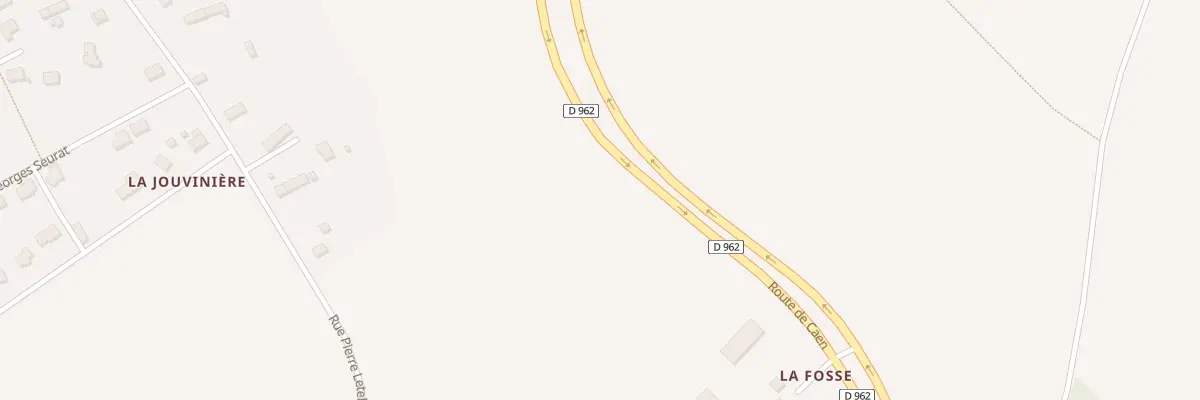 Plan du 301 Les Monts à Montilly-sur-Noireau