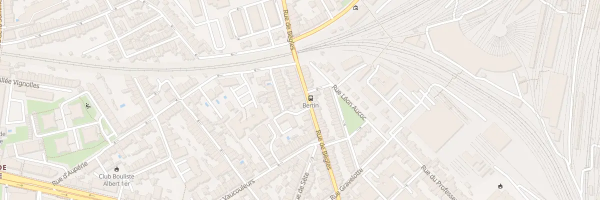 Plan du 325 Rue de Bègles à Bordeaux
