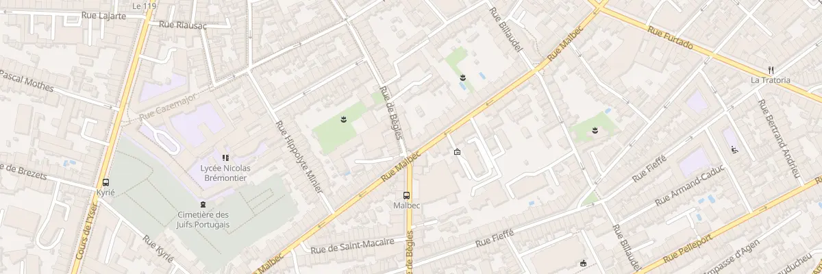Plan du 138 Rue de Bègles à Bordeaux