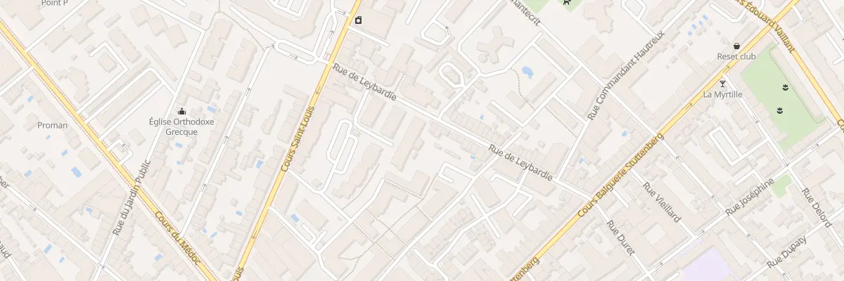 Plan du 51 Rue de Leybardie à Bordeaux